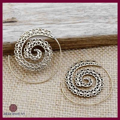 Beautiful Brass hoop Earrings