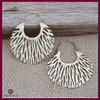 Tribal Brass Earrings