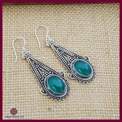 turquoise gemstone earrings