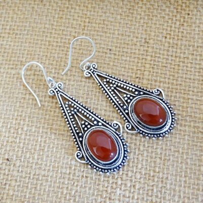 BE-46-a-Tribal dangle Earrings