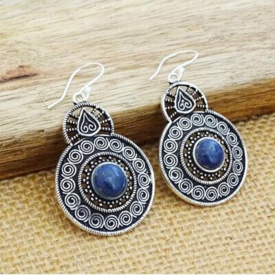 BE-48-a-Tribal dangle Earrings