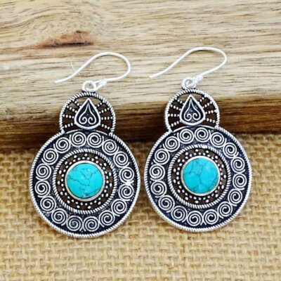 BE-49-a-Tribal dangle Earrings
