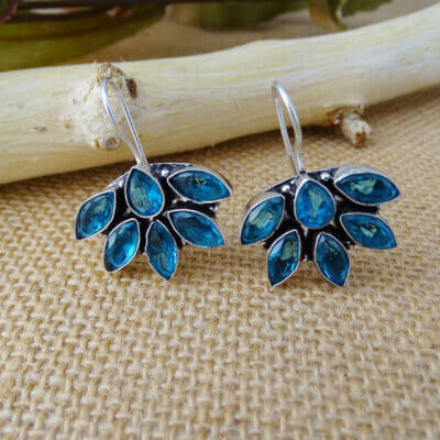 Stone oxidized Earrings