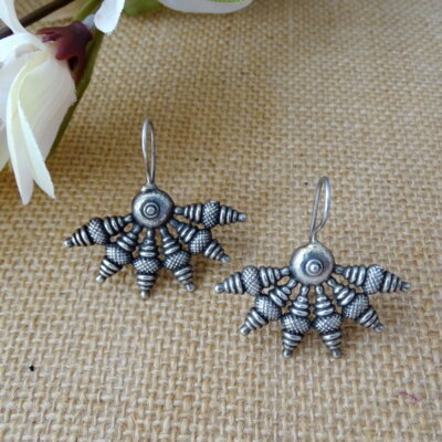 Ethnic Oxidized Earrings