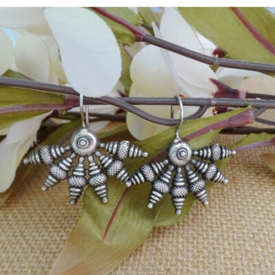 Ethnic Oxidized Earrings
