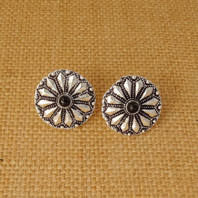 Ethnic Oxidized Daily wear Studs Earrings