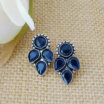 Stone Oxidized Earrings