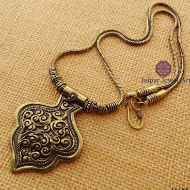 Ethnic Oxidized Pendant