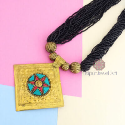 Tribal Seed Beed Nepali Necklace