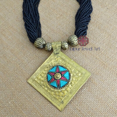 Tribal Seed Beed Nepali Necklace