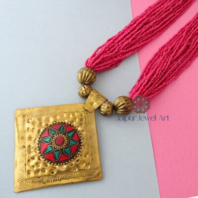 Tribal Seed Beed Nepali Necklace