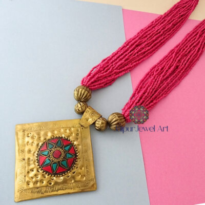 Tribal Seed Beed Nepali Necklace