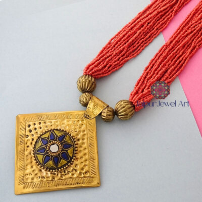 Tribal Seed Beed Nepali Necklace