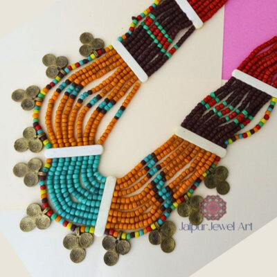 Tribal Naga Beads Gypsy Tibetan Necklace