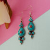 Tribal Boho Nepali Handmade Dangle Earrings