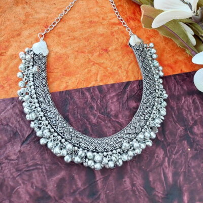 Ethnic Oxidized Necklace