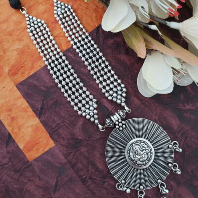 Ethnic Oxidized Necklace