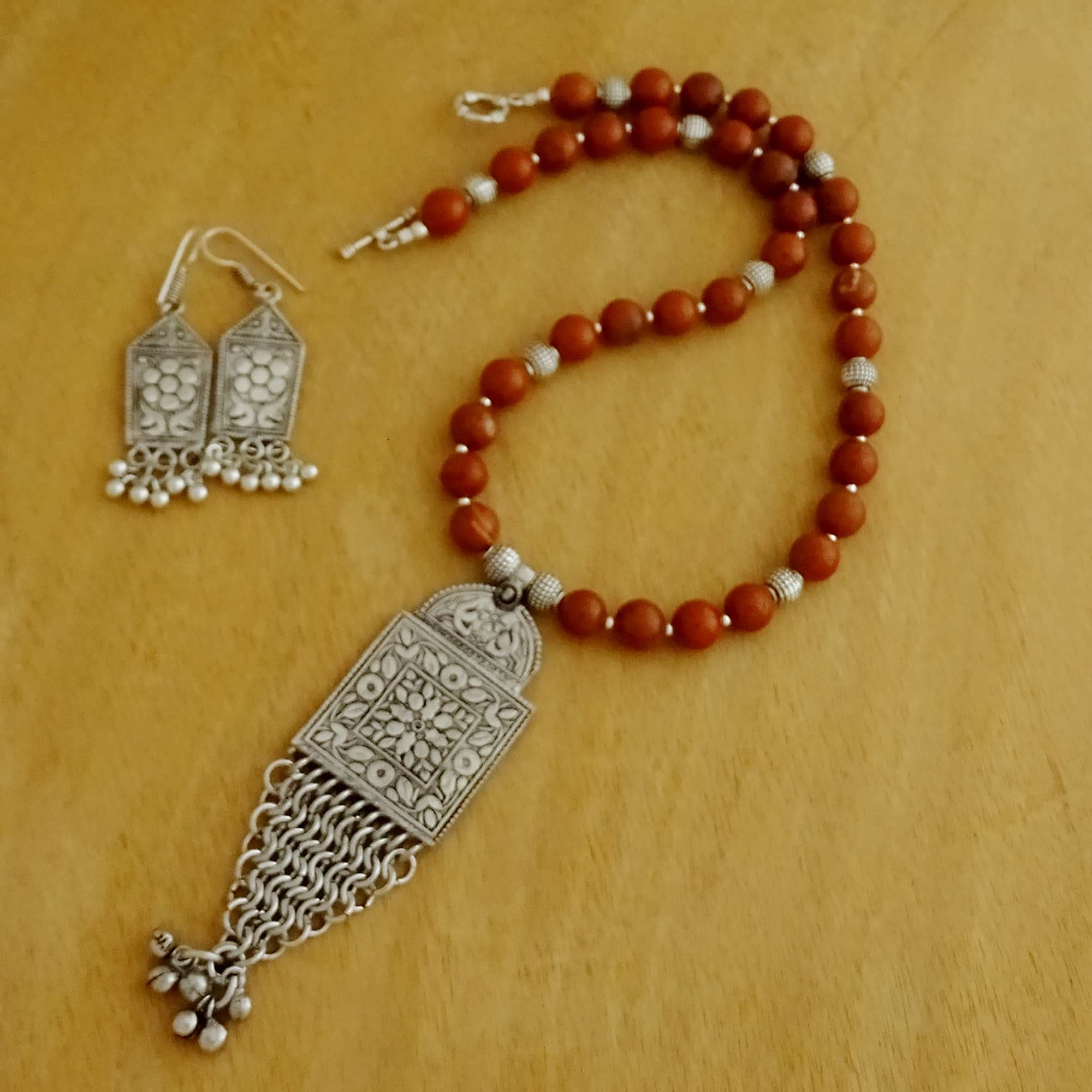 Statement Handmade Beaded Necklace Statement Handmade Beaded Necklace