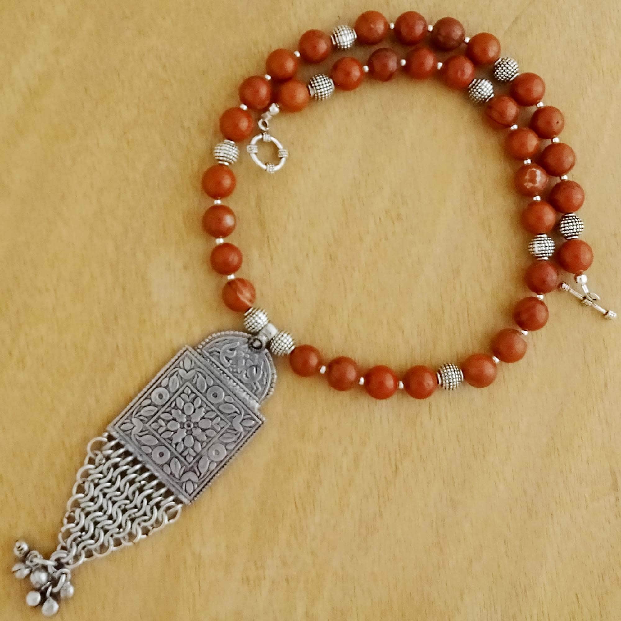 Statement Handmade Beaded Necklace Statement Handmade Beaded Necklace