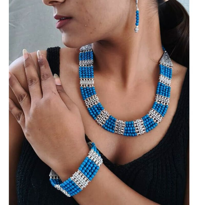 Statement Handmade Beaded Necklace Statement Handmade Beaded Necklace